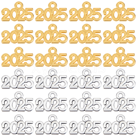 100Pcs 2 Colors Alloy Pendants FIND-SP0002-35-1