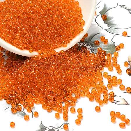 FGB 8/0 Grade A Round Glass Seed Beads SEED-Q006-3mm-F06-1