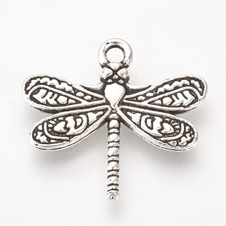 Tibetan Style Alloy Pendants X-TIBEP-Q061-41AS-LF-1