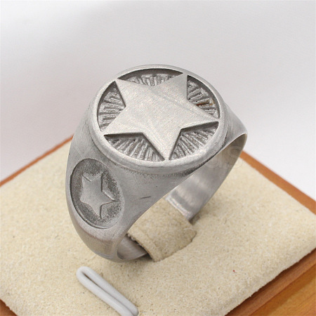 304 Stainless Steel Finger Rings for Men FS-WG539CD-15-1