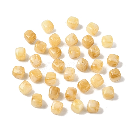 Opaque Acrylic Beads OACR-D320-01R-1