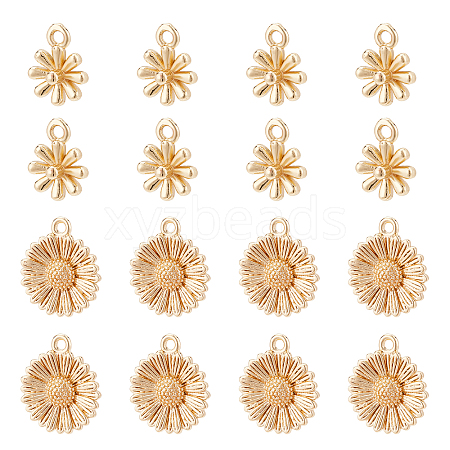 ARRICRAFT 16Pcs 2 Style Brass Charms KK-AR0002-43-1