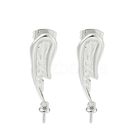 Brass Stud Earring Findings LS-KK-M326-19P-1