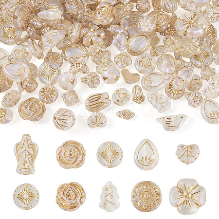 100G Transparent Acrylic Beads OACR-BT0001-05E-1