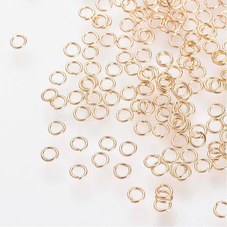 304 Stainless Steel Jump Rings STAS-R091-01G-1