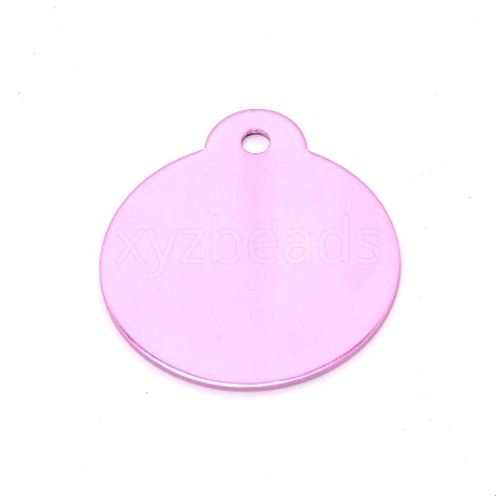 Aluminum Blank Pendants ALUM-WH0164-88G-1