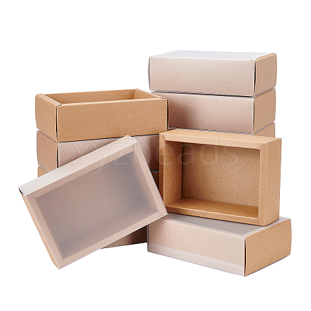 Kraft Paper Jewelry Boxes CON-WH0068-65D-1