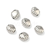 Shell Shape Brass Beads KK-G555-04P-1