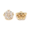 Brass Pave Cubic Zirconia Spacer Bars LS-KK-B090-03A-01G-2