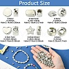 600Pcs 6 Styles CCB Plastic Beads Sets CCB-YW0001-48-2