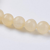 Natural Topaz Jade Beads Strands X-G-G515-8mm-03A-3