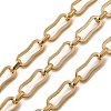 304 Stainless Steel Rectangle Link Chains CHS-Z007-15G-1