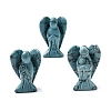 Synthetic Turquoise Angel Figurine DJEW-N006-01A-27-1