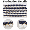 Polyester & Cotton Ribbon OCOR-WH20001-63A-5