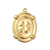 Brass Pendants KK-G441-05G-1