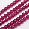 Natural & Dyed Malaysia Jade Bead Strands G-A146-10mm-A15-3