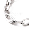 Non-Tarnish 304 Stainless Steel Cable Chain Bracelet for Men Women BJEW-E031-05B-P-2