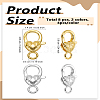 Tibetan Style Heart Lobster Claw Clasps FIND-LP0007-55B-03-2