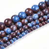 Baking Paint Glass Beads Strands DGLA-N003-8mm-C10-2