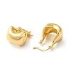 Brass Geometric Basket Bag Design Hoop Earrings for Women EJEW-Q024-10G-2