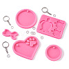 DIY Keychain Silicone Molds Kits DIY-TA0008-64-11