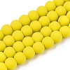 Opaque Glass Beads Strands GLAA-T032-P8mm-MD10-1