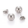 Ball 304 Stainless Steel Jewelry Sets SJEW-H302-17-4