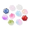 Transparent Spray Paint Glass Beads GLAA-H035-04-1