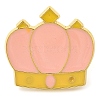 Crown Alloy Enamel Brooches JEWB-I035-07G-01-1