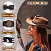 SUPERFINDINGS 3Pcs 3 Style Imitation Leather Southwestern Cowboy Hat Belt FIND-FH0006-60-3