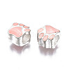 Alloy Enamel European Beads ENAM-N052-24K-3