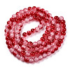 Crackle Baking Painted Imitation Jade Glass Beads Strands DGLA-T003-10mm-11-3