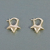 Five-Star Brass Hoop Earrings FT9728-2