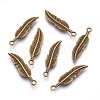 Tibetan Style Alloy Pendants X-TIBEP-1397-AB-FF-1