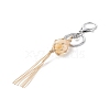Natural Mixed Gemstone Tassel Keychain KEYC-TA00001-4