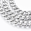 Men Curb Chain Necklace NJEW-F027-46-2