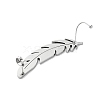 Non-Tarnish 304 Stainless Steel Cuff Earrings for Girl Women Gift EJEW-B042-05P-A-3