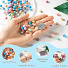 Spritewelry 200Pcs 10 Colors Painted Glass Beads Strands GLAA-SW0001-03-14