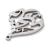 Anti-Tarnish 304 Stainless Steel Pendants STAS-U030-13P-2