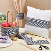 4.6~4.7M Polyester Jacquard Leaf Ribbon OCOR-OC0001-39A-5