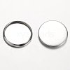 Tarnish Resistant Stainless Steel Plain Edge Bezel Cups STAS-M226-03B-2