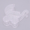 Baby Carriage Shaped Transparent Plastic Candy Boxes CON-WH0080-52C-1