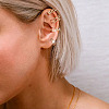 Biyun 9Pcs 9 Style Brass Cuff Earrings EJEW-BY0001-01-13