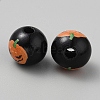 Halloween Theme Wood European Beads WOOD-CJC0007-06A-2