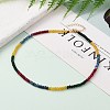 Dyed Natural Malaysia Jade Beaded Necklaces NJEW-JN03236-4