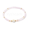 Glass Beads Stretch Bracelets BJEW-JB06576-01-1