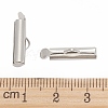 Iron Slide On End Clasp Tubes IFIN-R212-1.6cm-P-3