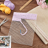 3.75CT Polyester Cotton Cross Stitch Fabric DIY-WH0588-32B-5