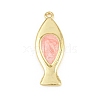 Brass Pendants KK-CBAAB9C-03G-02-2