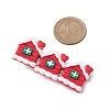 Christmas Theme Resin Alligator Hair Clips PHAR-JH00114-3